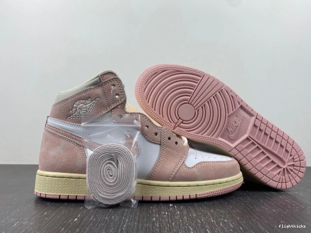 FD2596-600 OG Jordan Pink Washed 1 Air Retro High (Women's) 0808